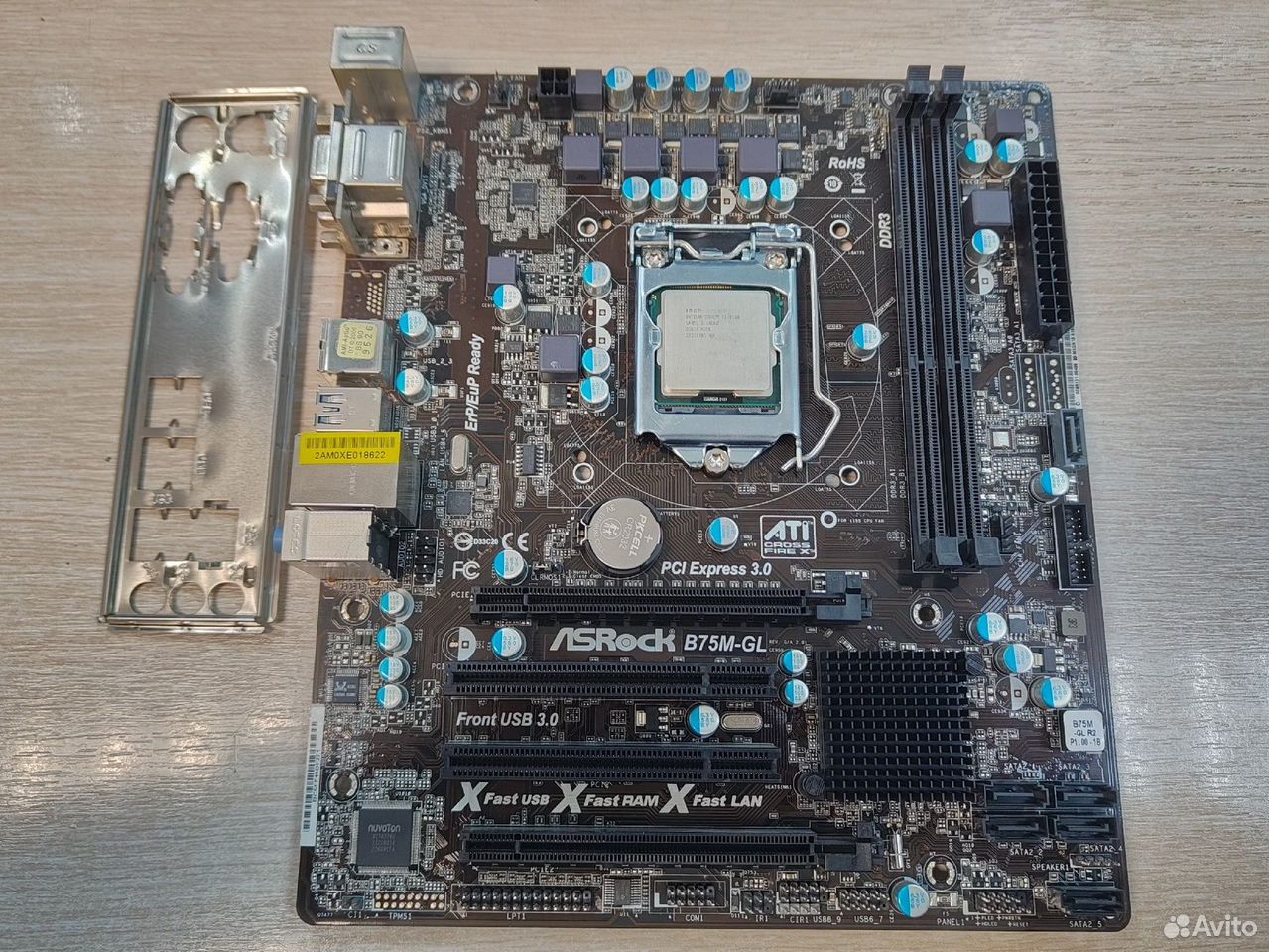 Материнская плата ASRock B75M-GL, s1155