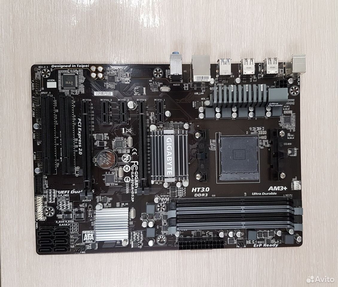 Материнская плата gigabyte GA-970A-DS3P, sAM3+