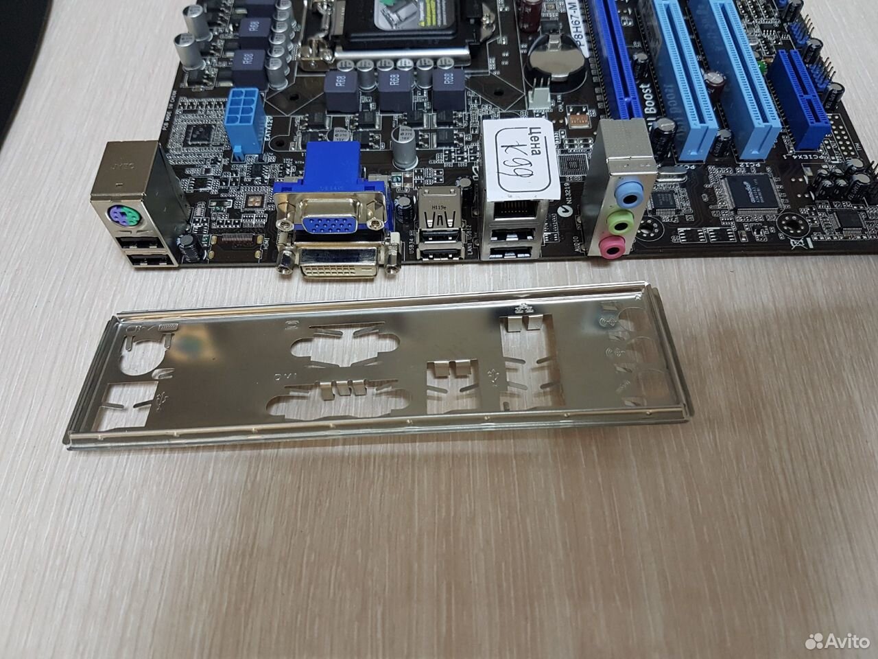 Материнская плата asus p8h67-m lx, s1155