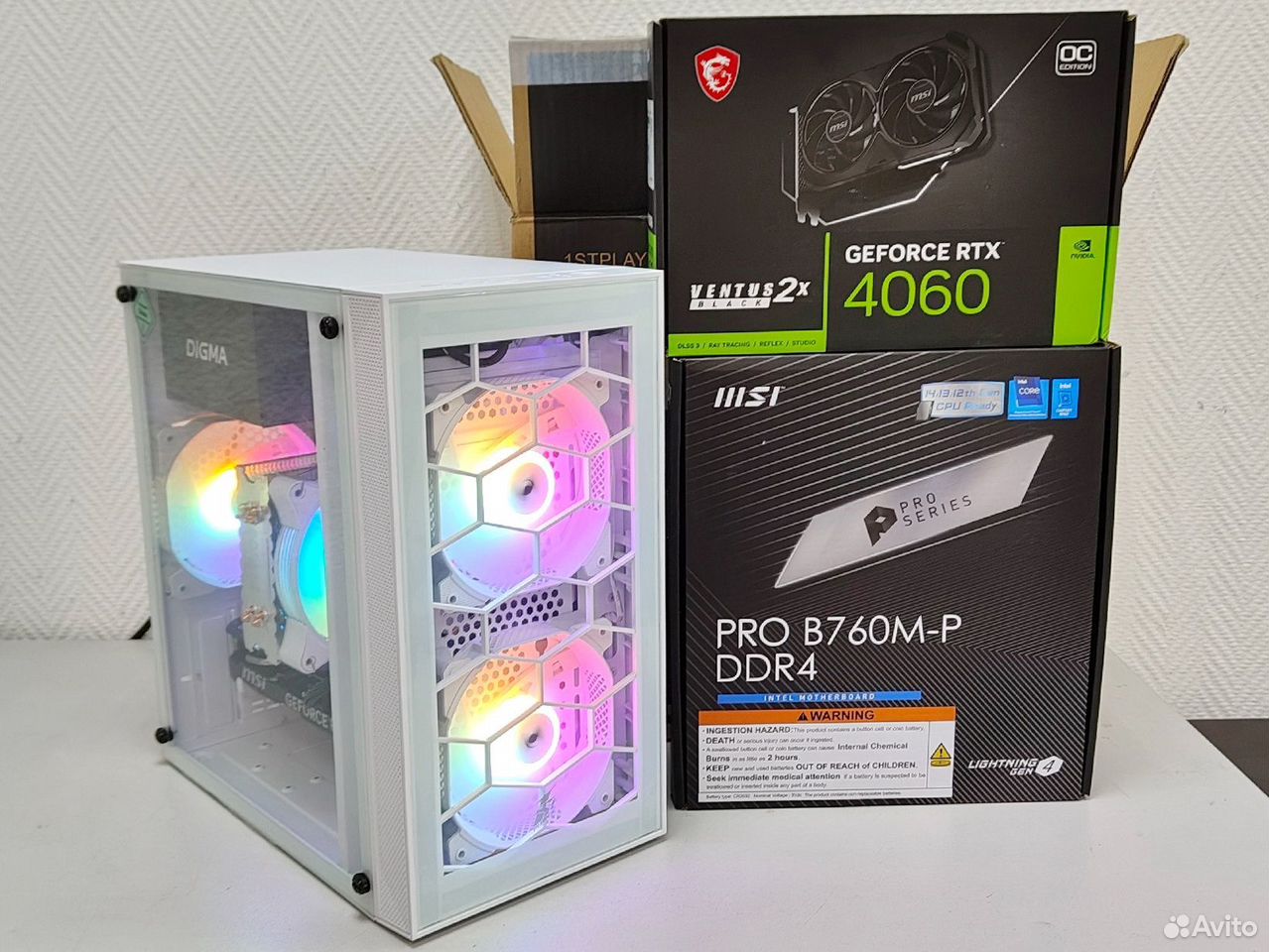 Игровой Core i5-13400F/16GB/nvme 500Gb/RTX 4060