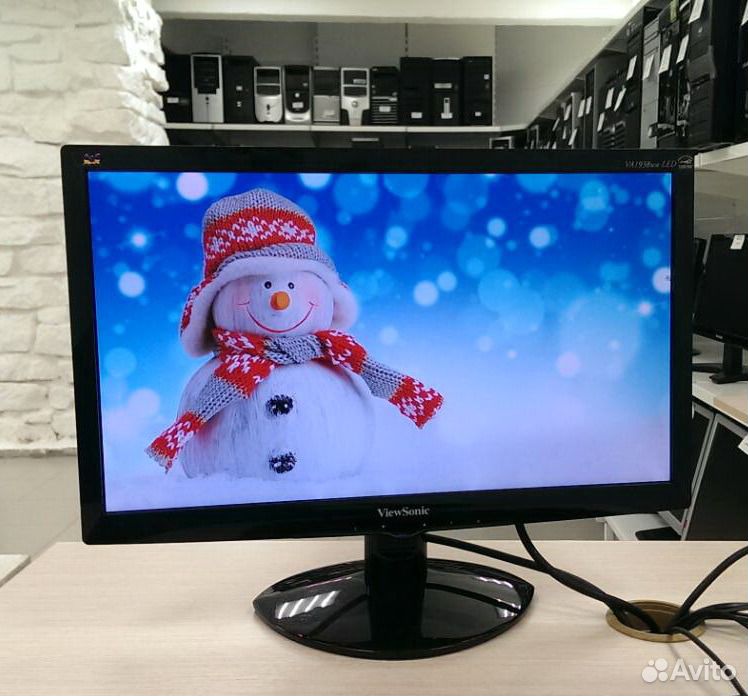 Монитор ЖК Viewsonic VA1938wa-LED, экран 19" дюймо