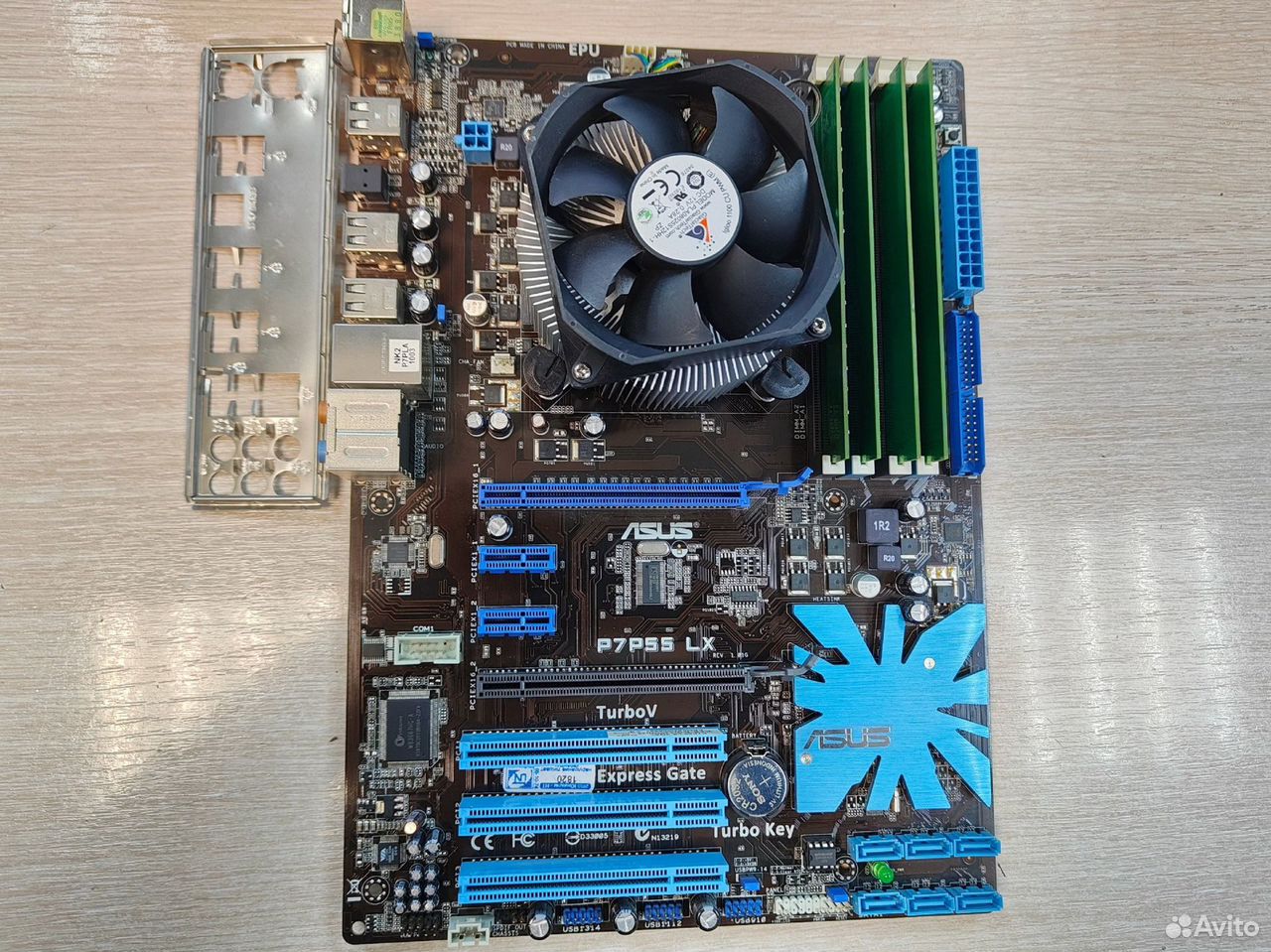 Комплект MB asus P7P55 LX + i5-760 + 6Gb