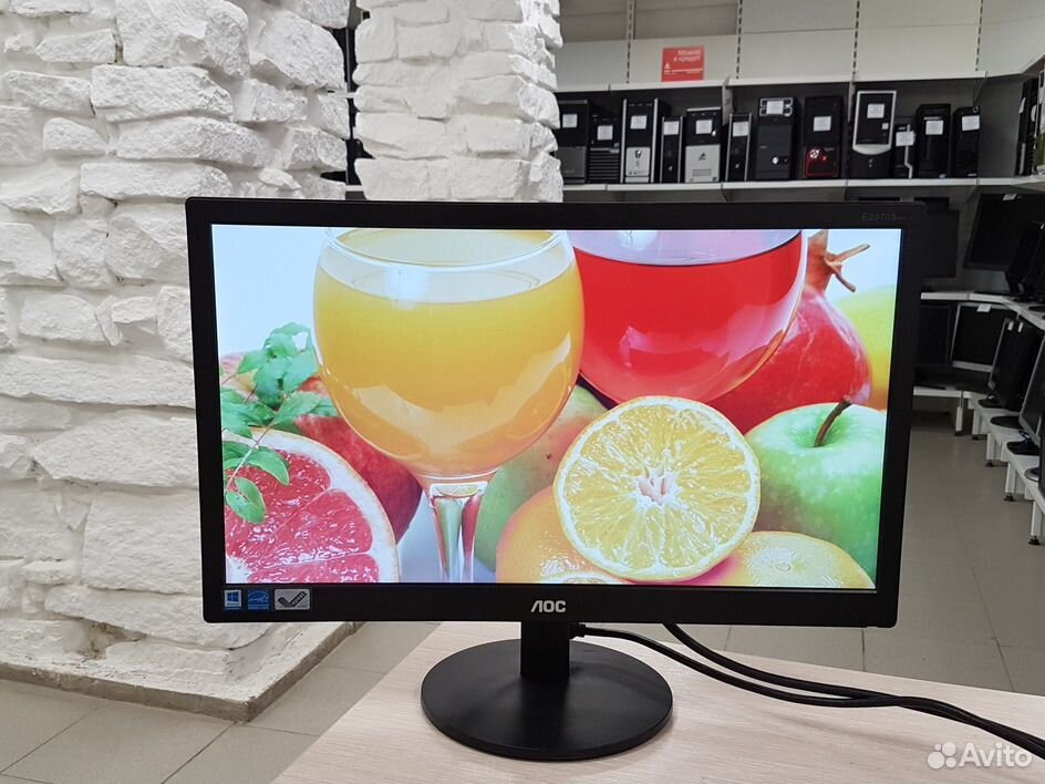 Монитор ЖК AOC e2070Swn, экран 20" дюймов