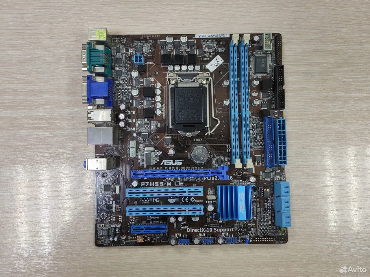 Материнская плата asus P7H55-M LE, DDR3, H55, s11