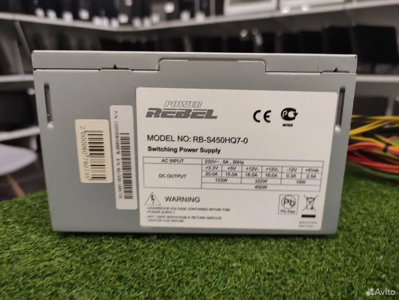 Блок питания 450w Power Rebel 8-Pin pci-e — фото 3