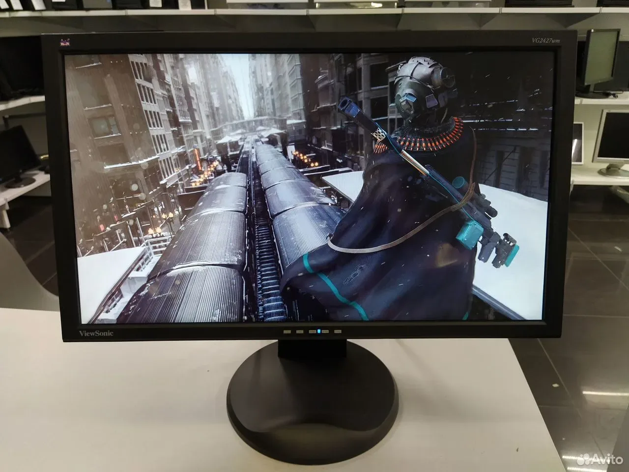 Монитор 24" ViewSonic Full HD VGA DVI — фото 2