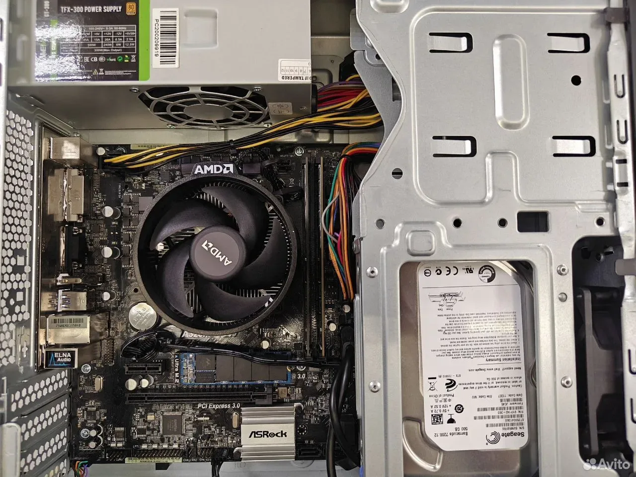 Компактный пк Ryzen 3 3200G/DDR4 8G/SSD+HDD — фото 4