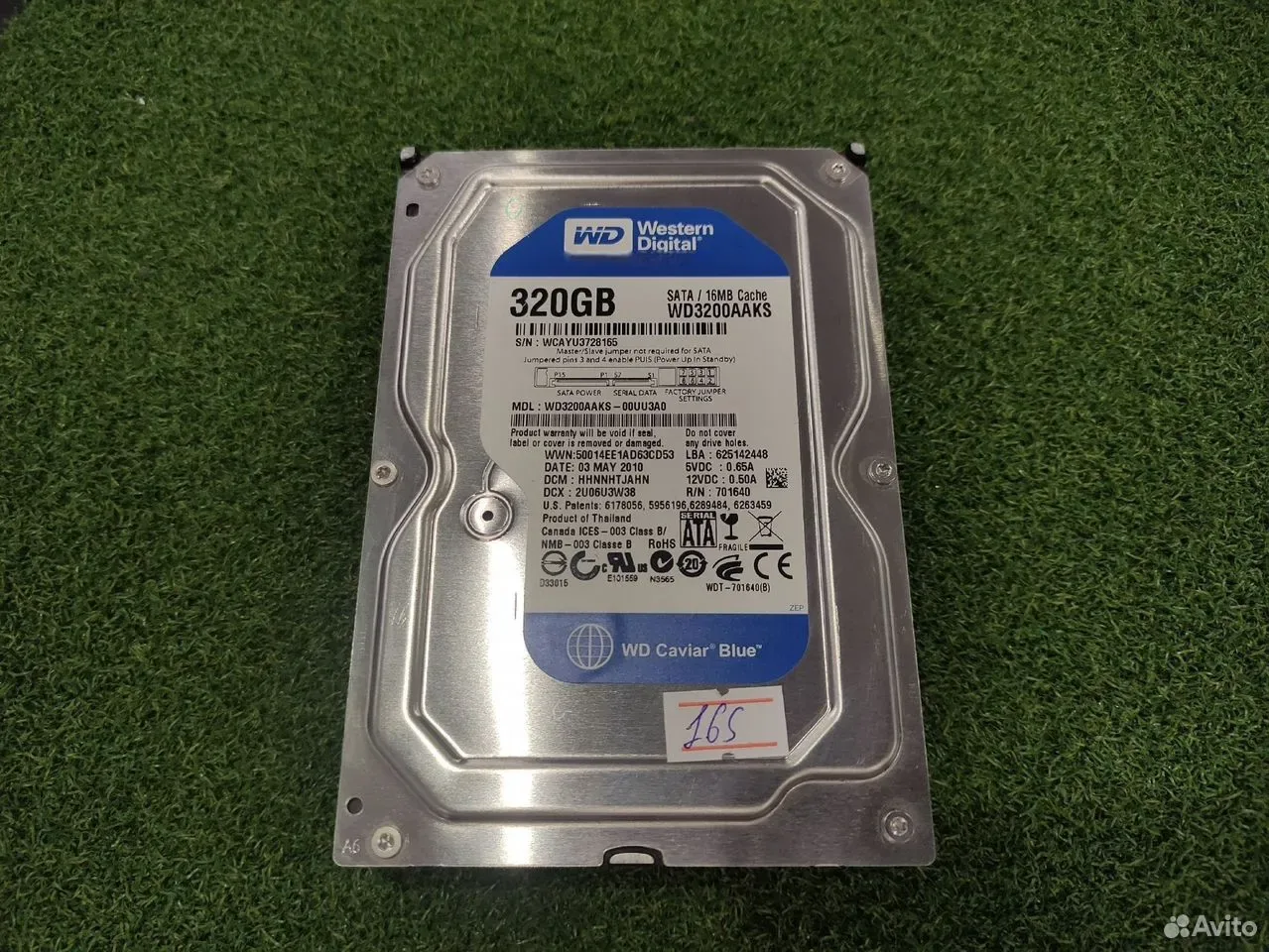 Жесткий диск 3.5" 320Gb Western Digital #165 — фото 1