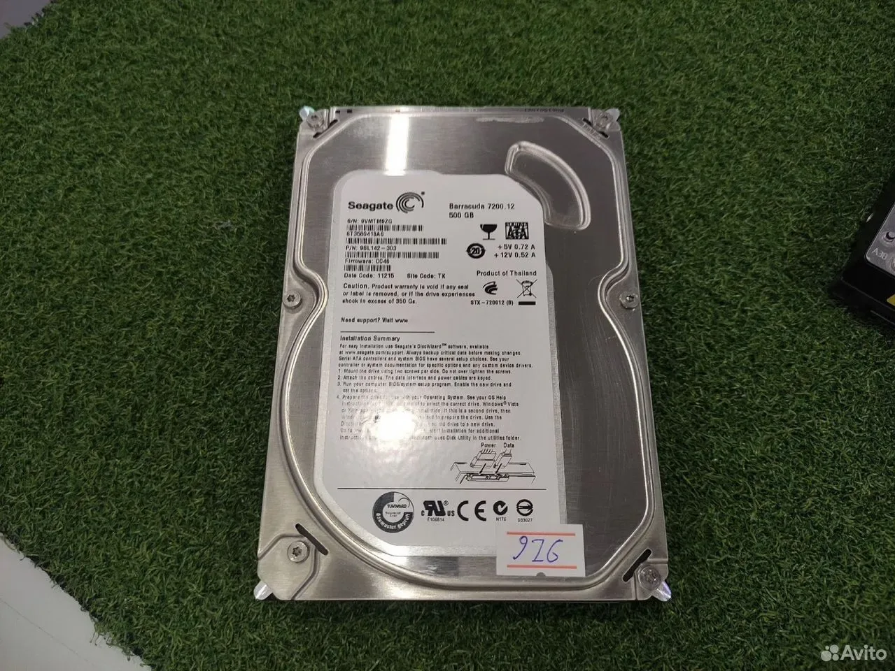 Жесткий диск 3.5" 500Gb Seagate #9ZG — фото 1