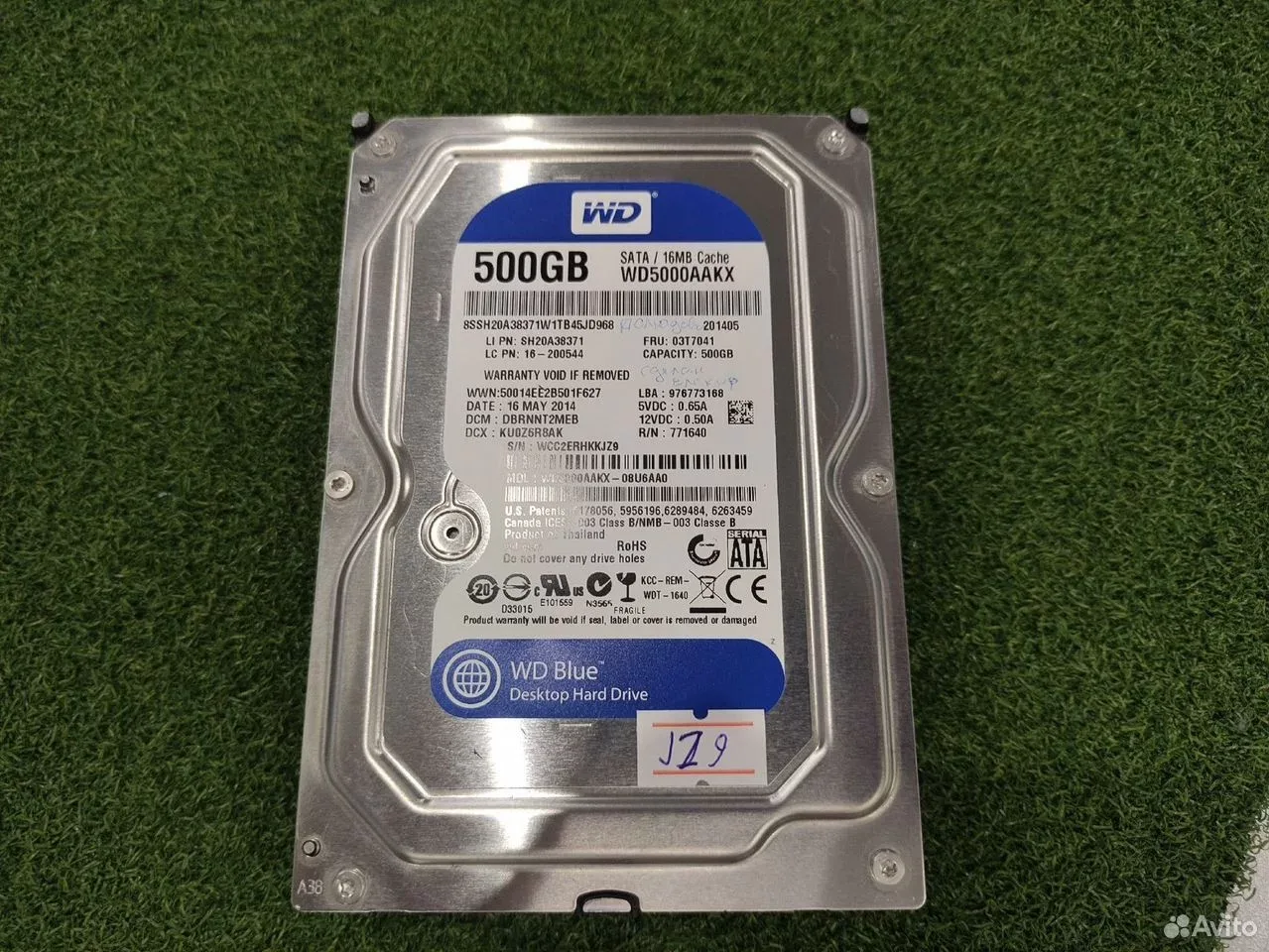 Жесткий диск 3.5" 500Gb Western Digital #jz9 — фото 1