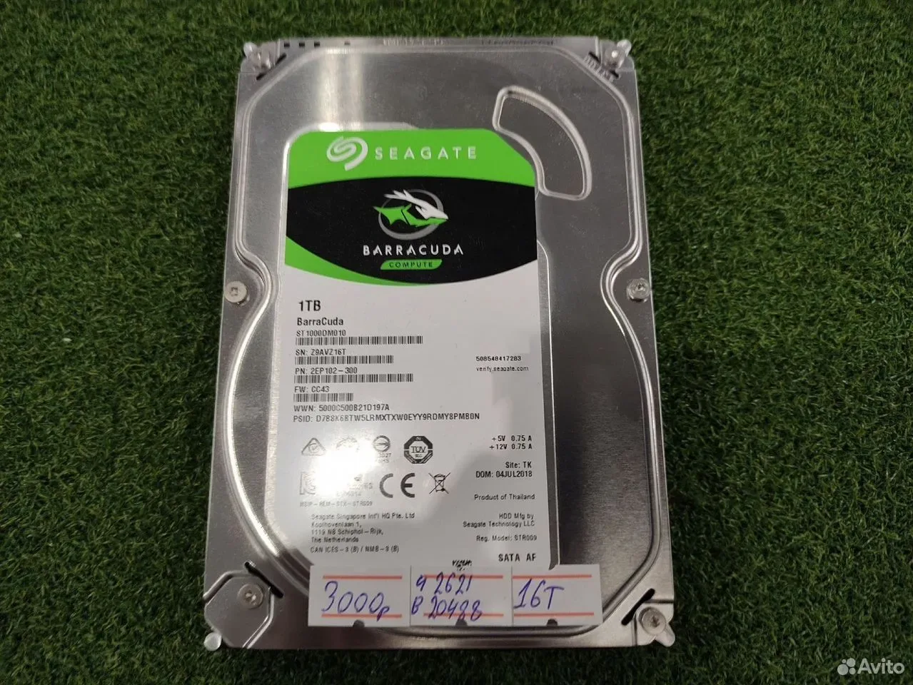 Жесткий диск 1Tb 3.5" Seagate #16T — фото 1