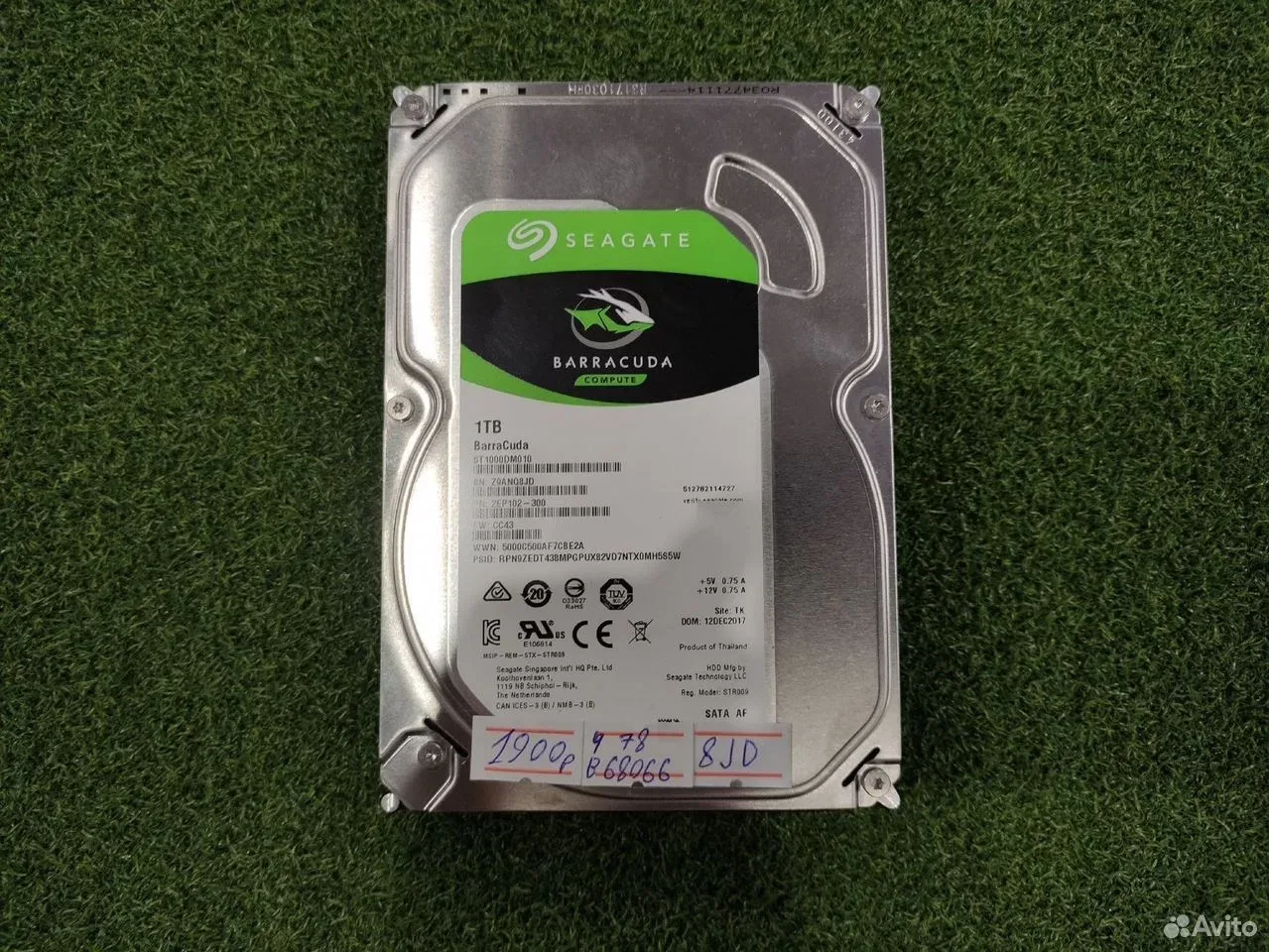Жесткий диск 1Tb 3.5" Seagate #8JD — фото 1