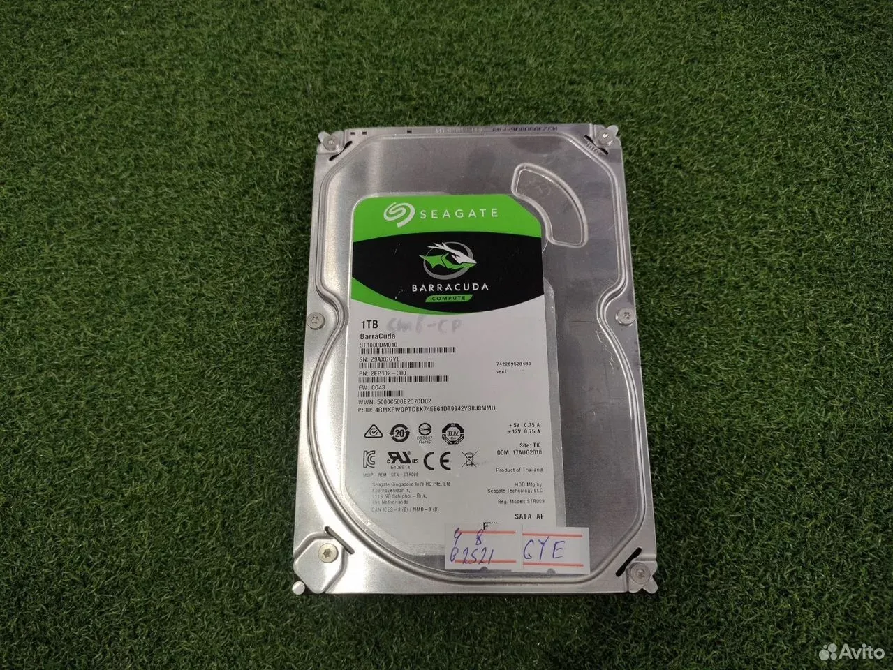 Жесткий диск 1Tb 3.5" Seagate #GYE, 2521 Часов — фото 1