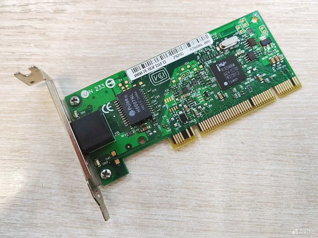 Сетевая карта intel PCI, 10/100/1000 Mb — фото 2