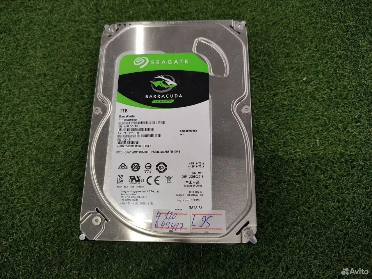 Жесткий диск 1Tb 3.5" Seagate #L95 — фото 1
