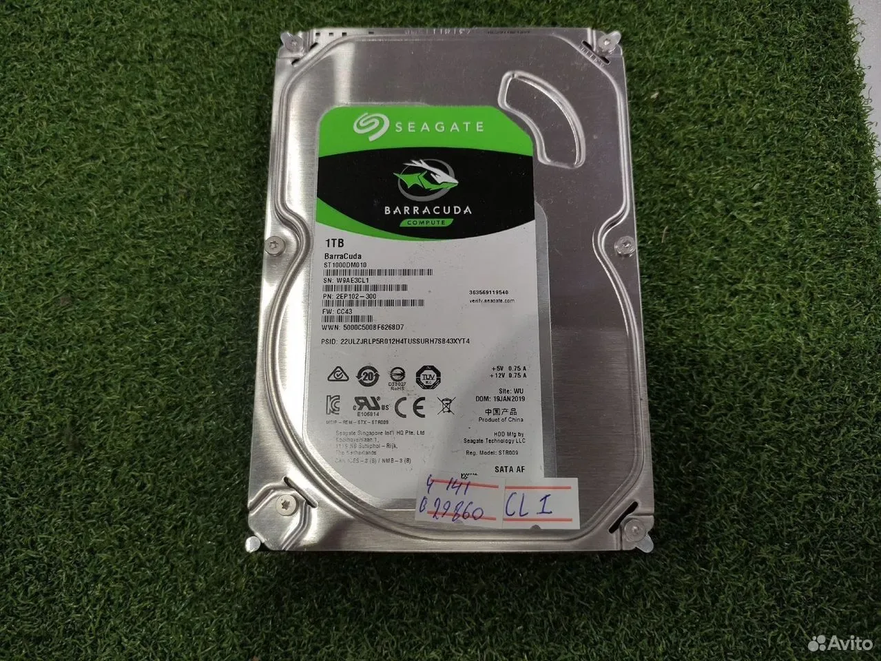 Жесткий диск 1Tb 3.5" Seagate #CL1 — фото 1