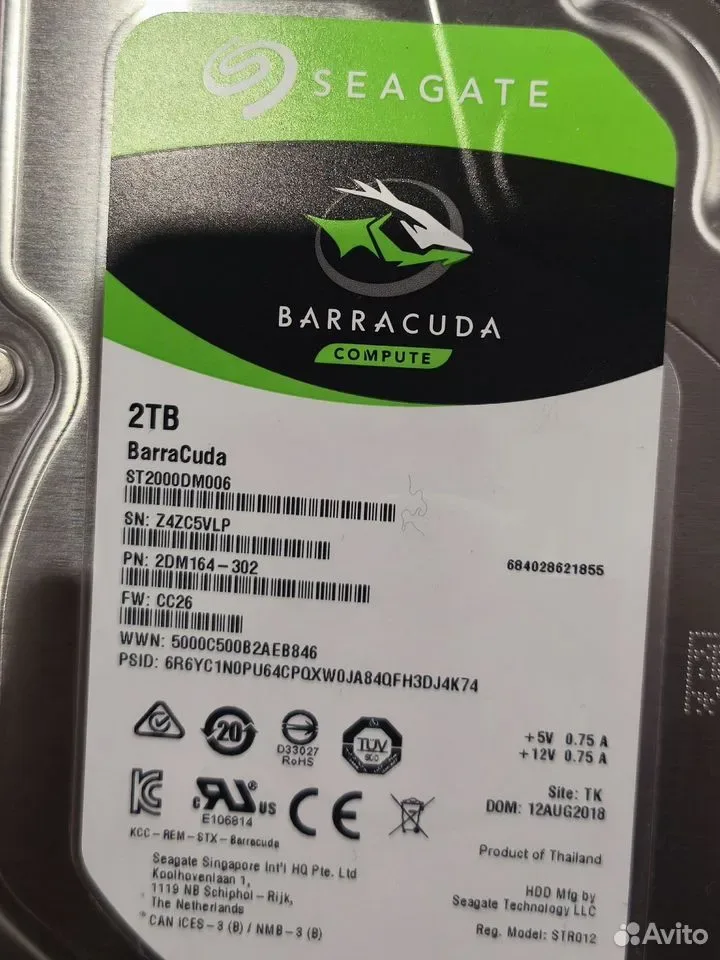 Жесткий диск 2Tb Seagate ST2000Dm006 — фото 3