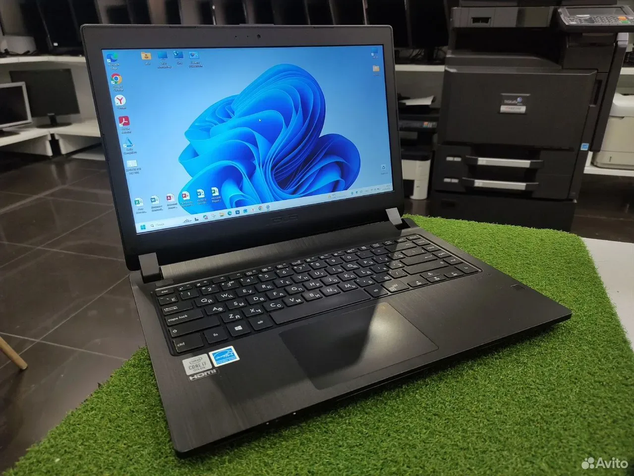 Ноутбук 14" asus I7 10510U/DDR4 8G/SSD 512G #501 — фото 1