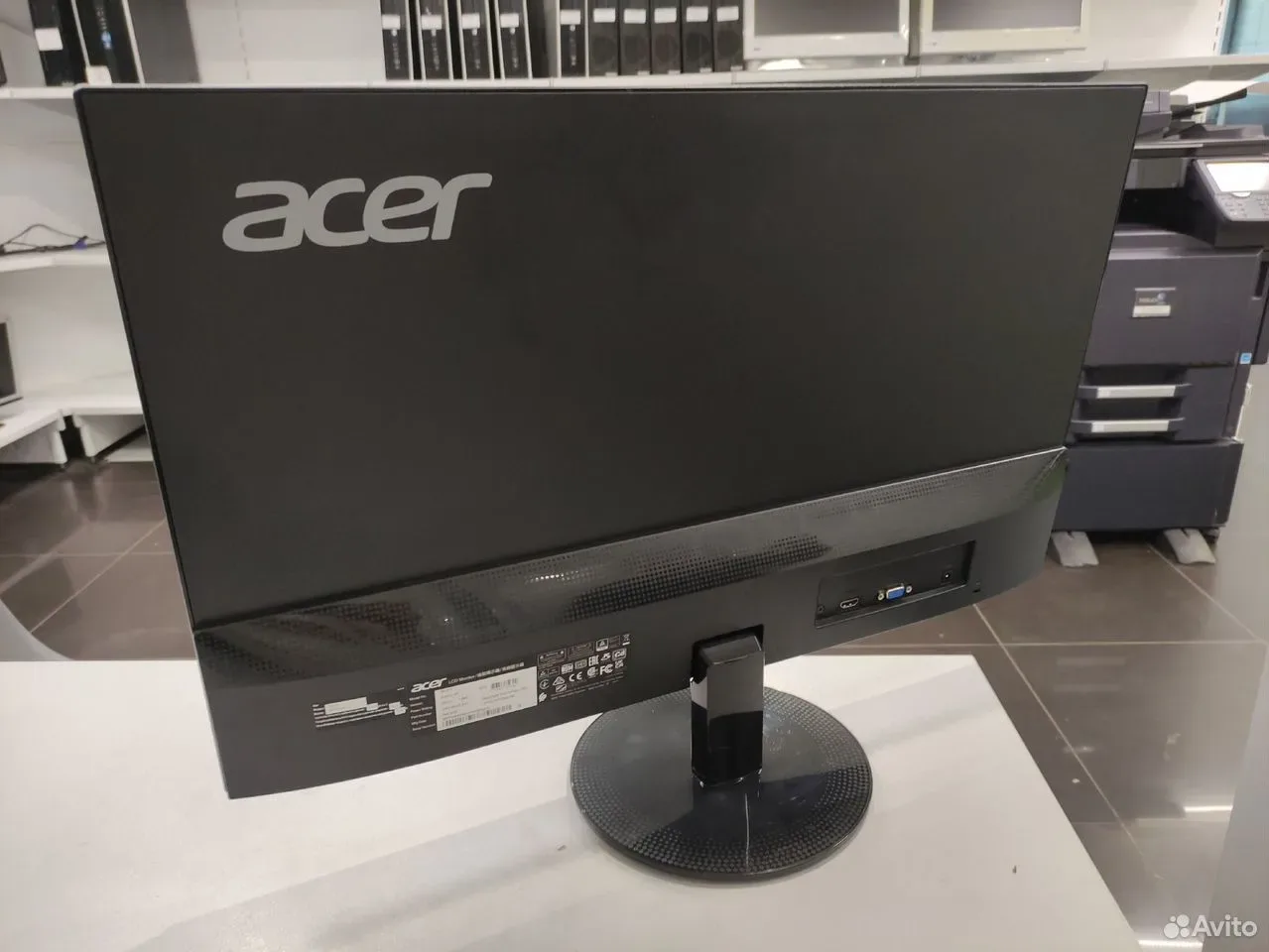 Тонкий монитор 27" Acer FullHD IPS hdmi VGA — фото 3