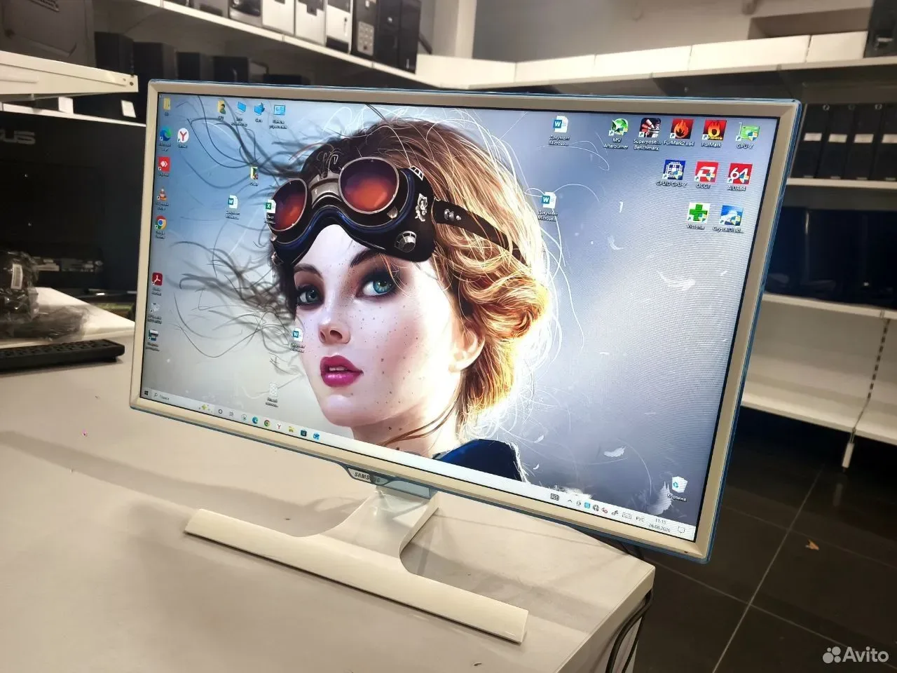 Монитор Samsung S27E391H 27" Glossy-White — фото 2