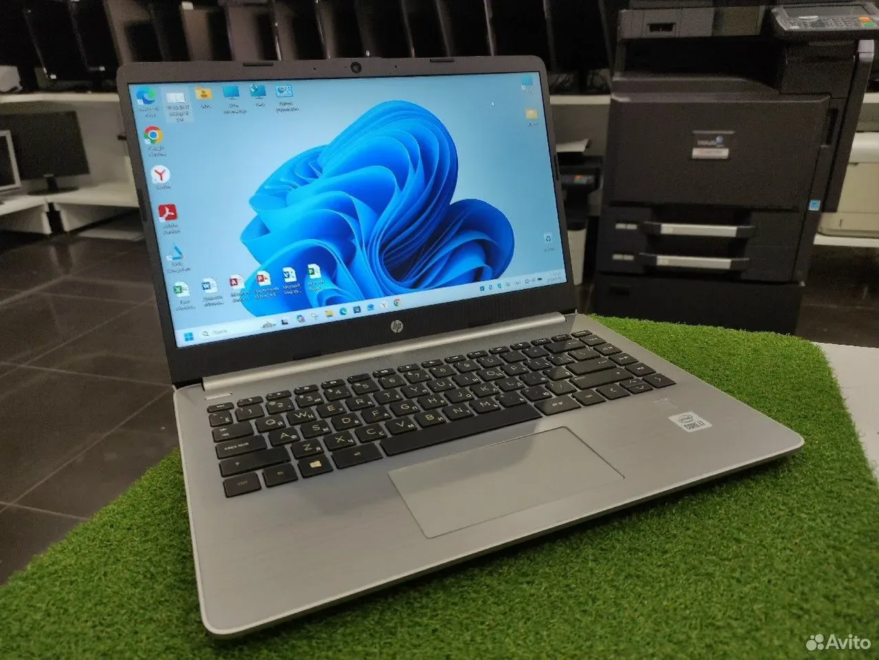 Ноутбук HP 14" I7 1065G7/DDR4 8G/SSD 256G #505 — фото 1