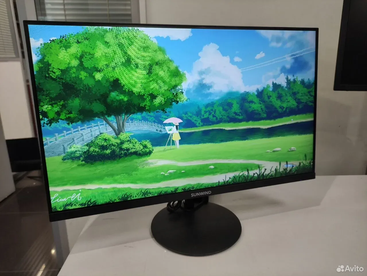 Монитор 24" Sunwind IPS hdmi VGA — фото 1