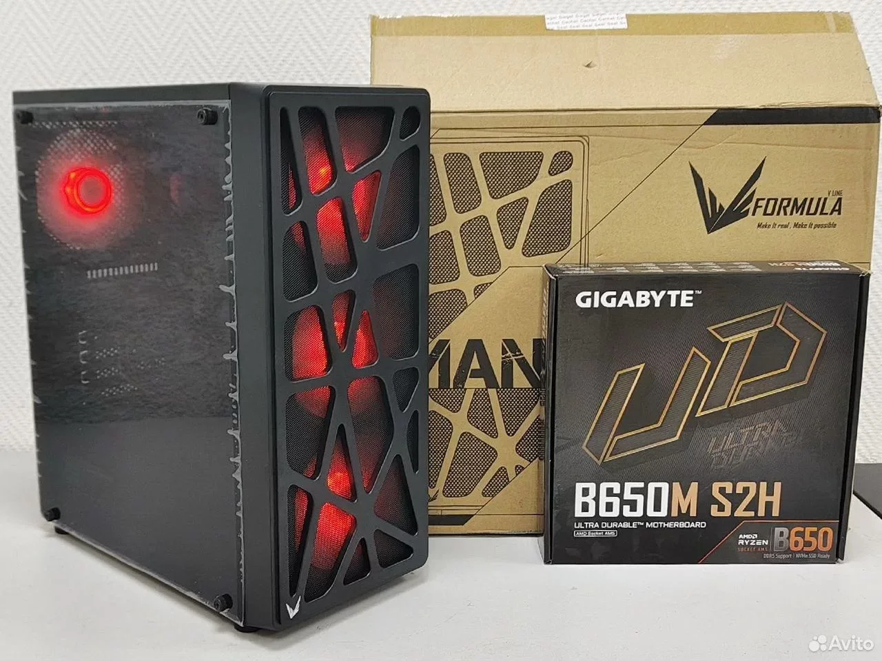 Сб AMD Ryzen 5-8400F/8Gb/nvme 256Gb/GTX 1660 Super — фото 1