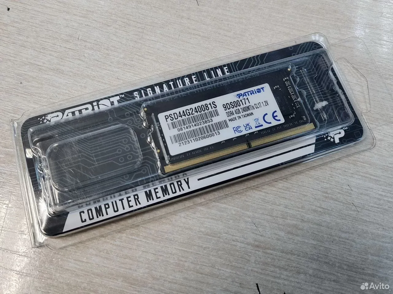 Оперативная память для ноутбука DDR4 4Gb, 2400Mhz — фото 1