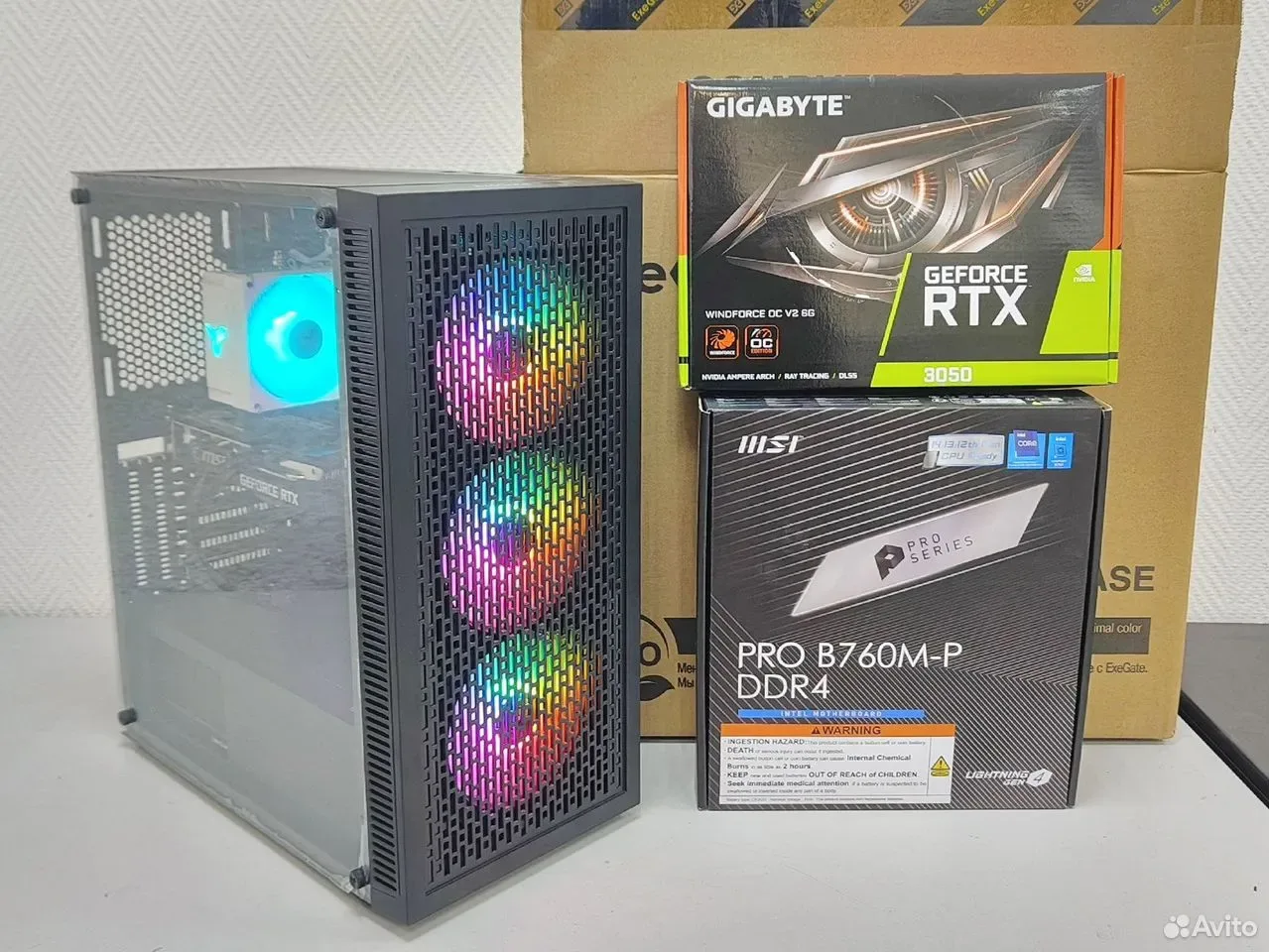 Игровой Intel i5-14400F/16Gb/nvme 512Gb/RTX 3050 — фото 1