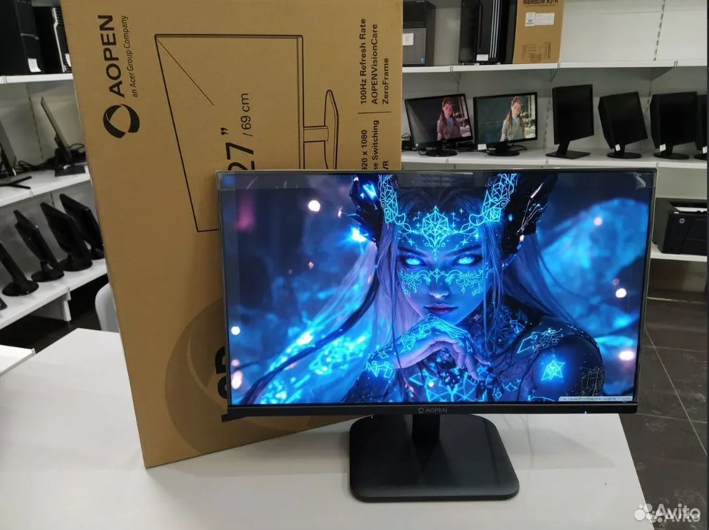 Новый монитор 27" Aopen 1920x1080 100Гц IPS — фото 1