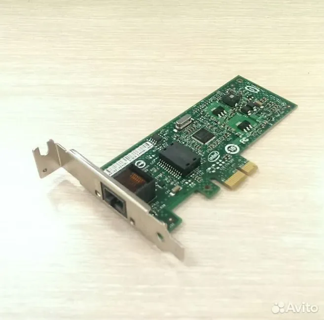 Сетевая карта PCI-E, intel Gigabit Desktope Adapte — фото 1