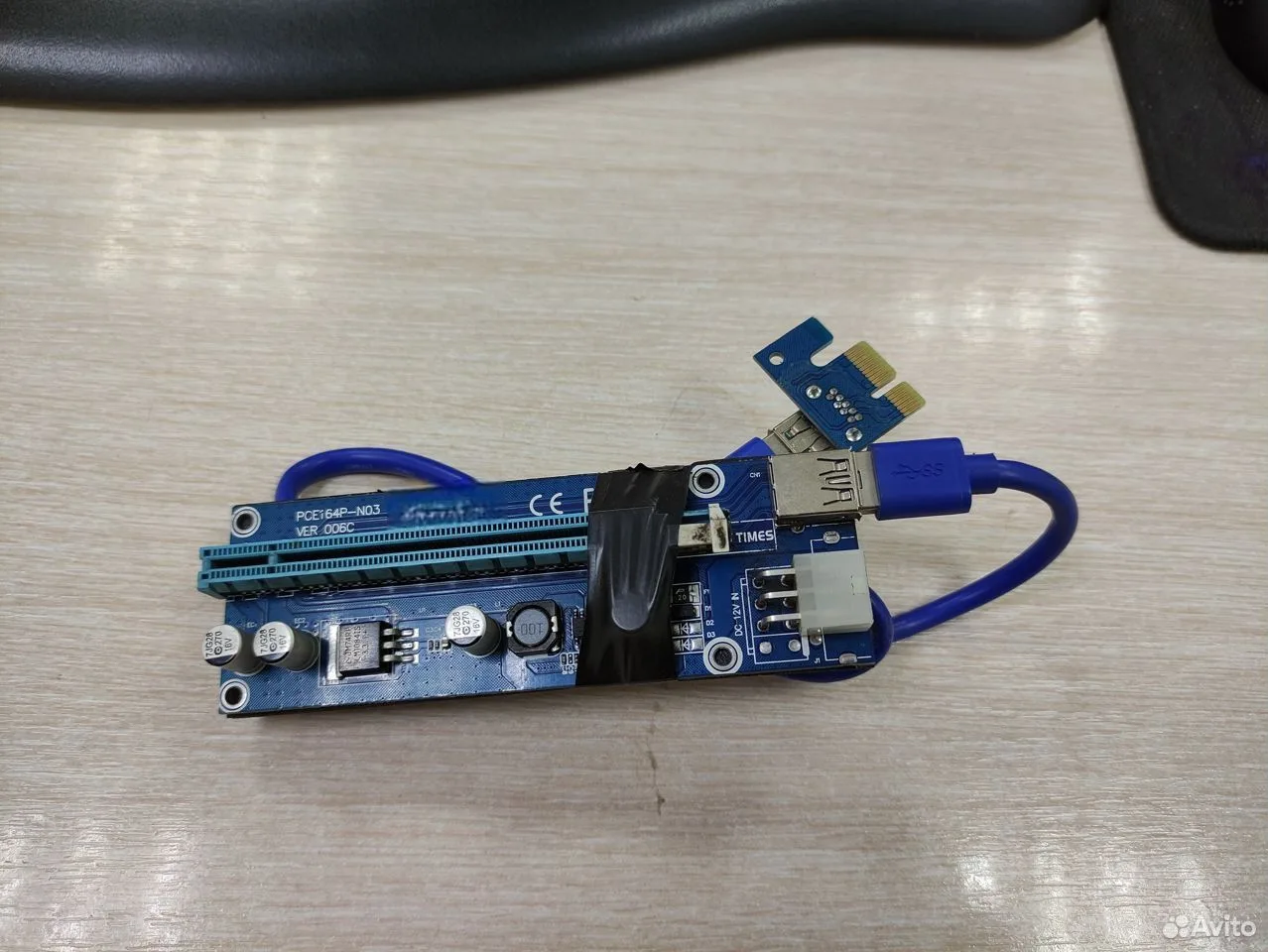 Райзер (удлинитель PCI-E), для майнинга, видеок — фото 1