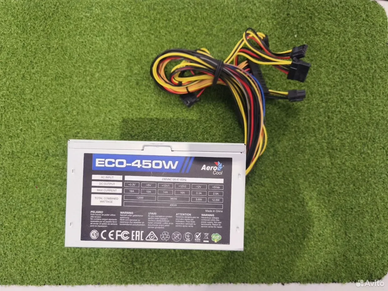 Блок питания Aerocool Eco 450W — фото 1