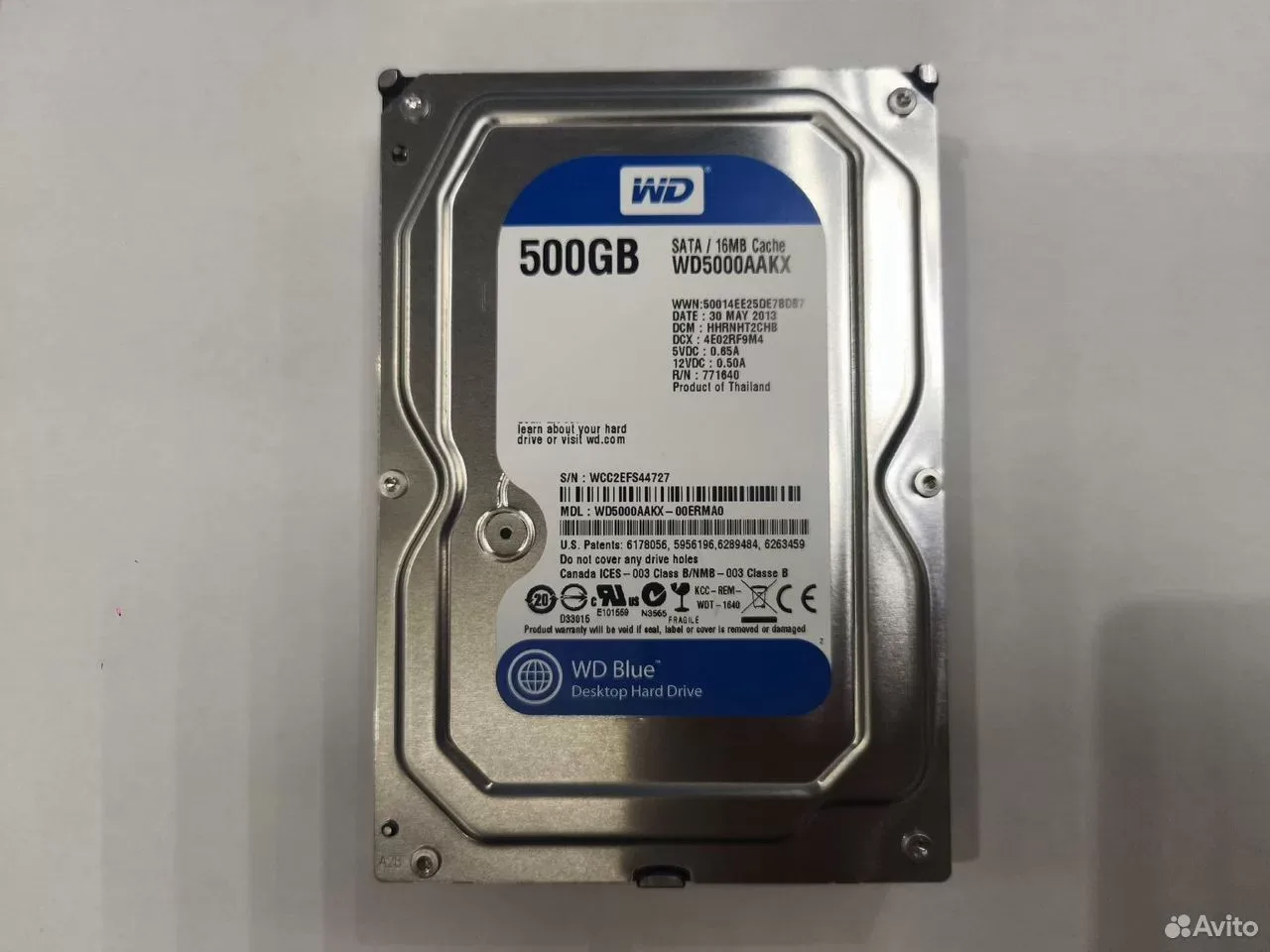 Жесткий диск HDD 500Gb WD Blue — фото 1