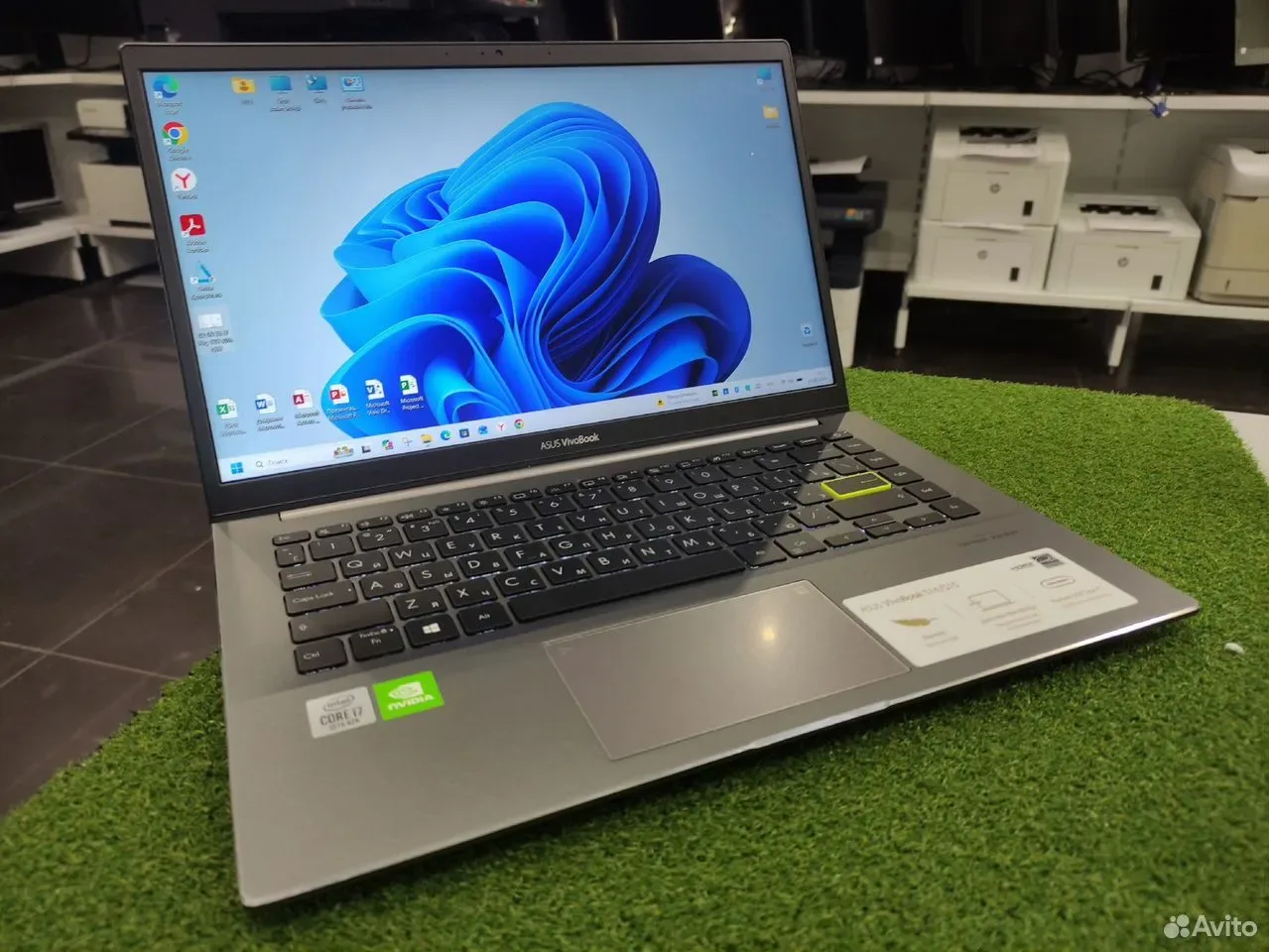 Ноутбук asus VivoBook 14" I7-1065G7/16Gb/SSD #301 — фото 1