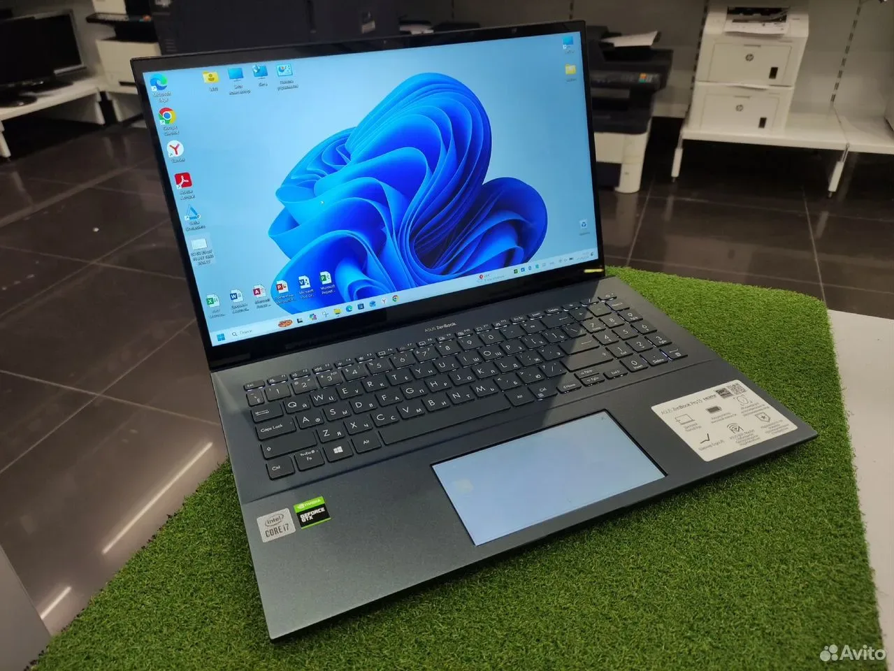 Сенсорный ноутбук I7 10Gen/16G/SSD/GTX 1650 #505 — фото 1