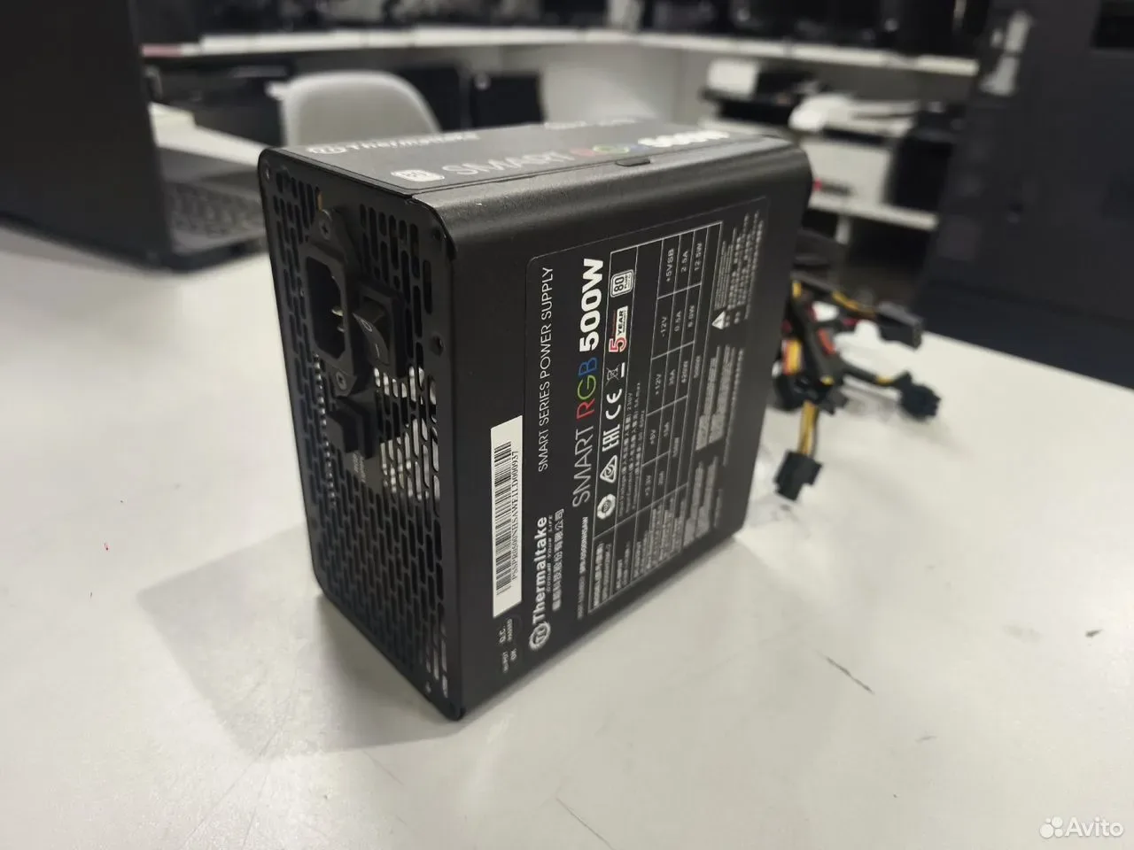 Блок питания Thermaltake 500W RGB 80plus — фото 3