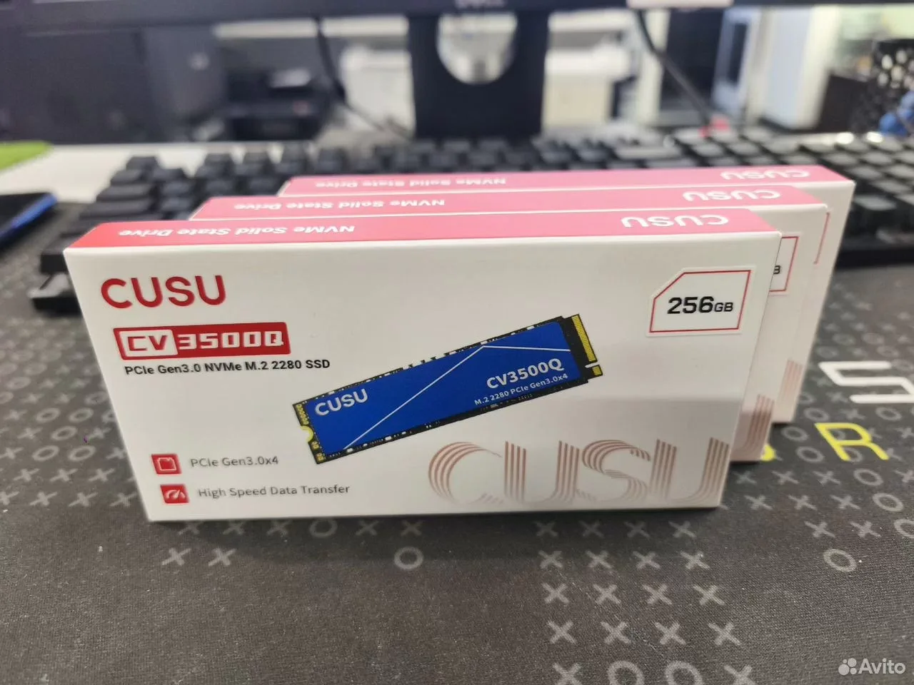 Ssd m2 nvme 256Gb Cusu — фото 1