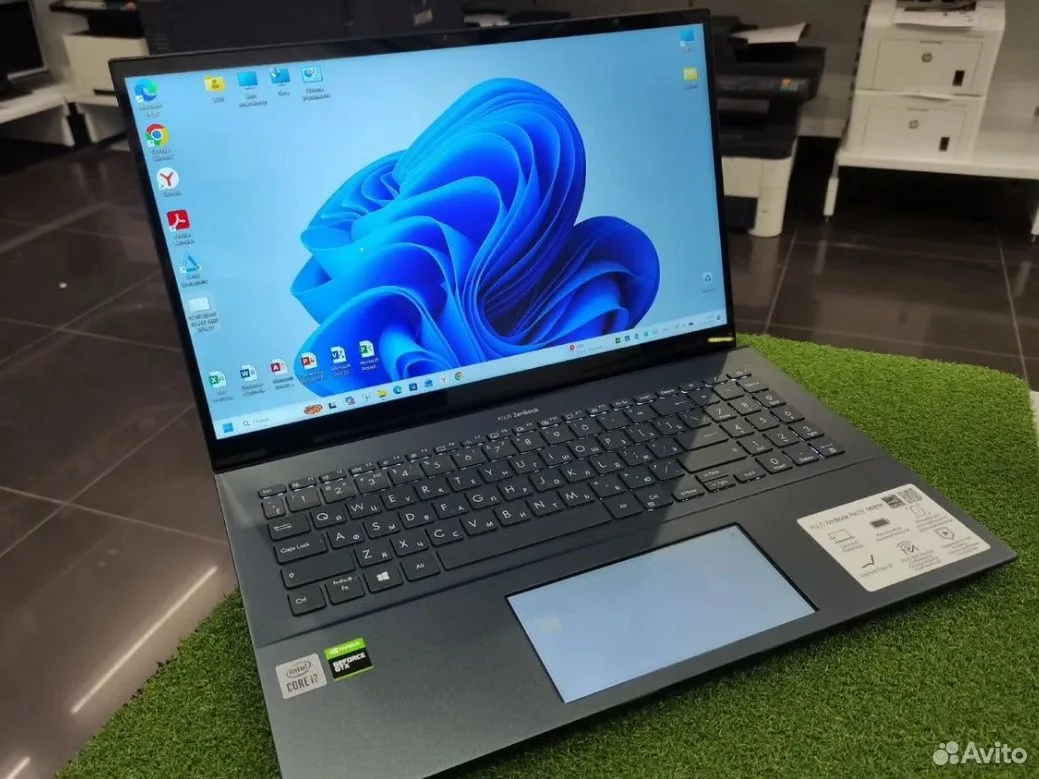Сенсорный Zenbook i7-10870Н/16G/SSD 512G/GTX 1650 — фото 1