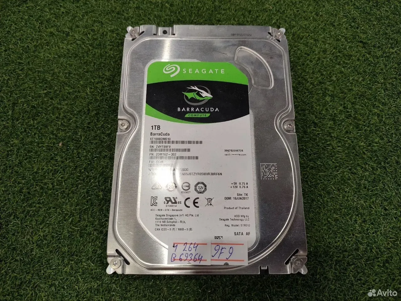 Жесткий диск 1Tb 3.5" Seagate #9f9 — фото 1