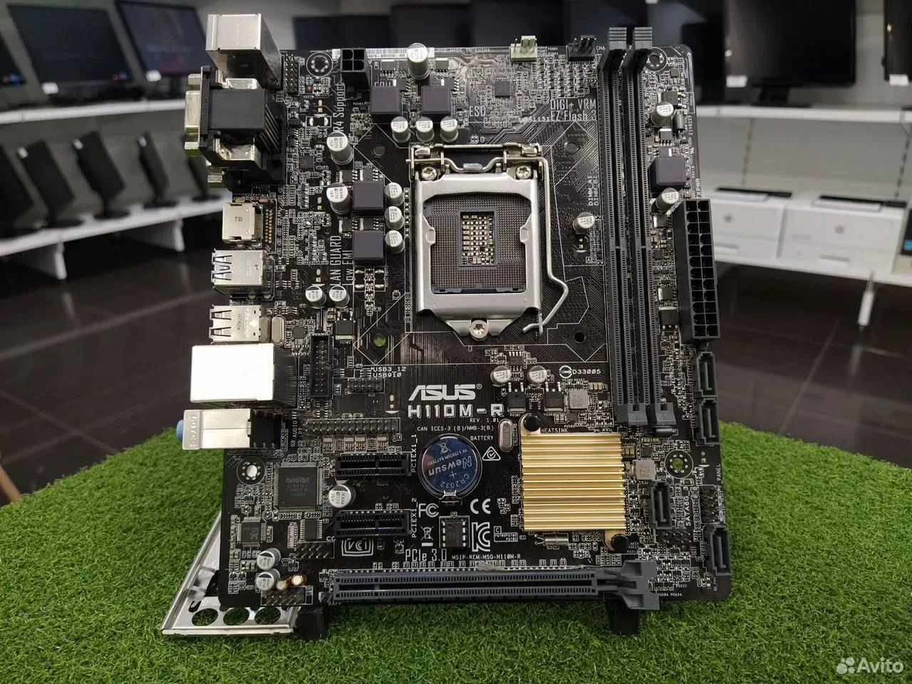 Материнская плата LGA 1151 Asus H110M-R mATX — фото 2