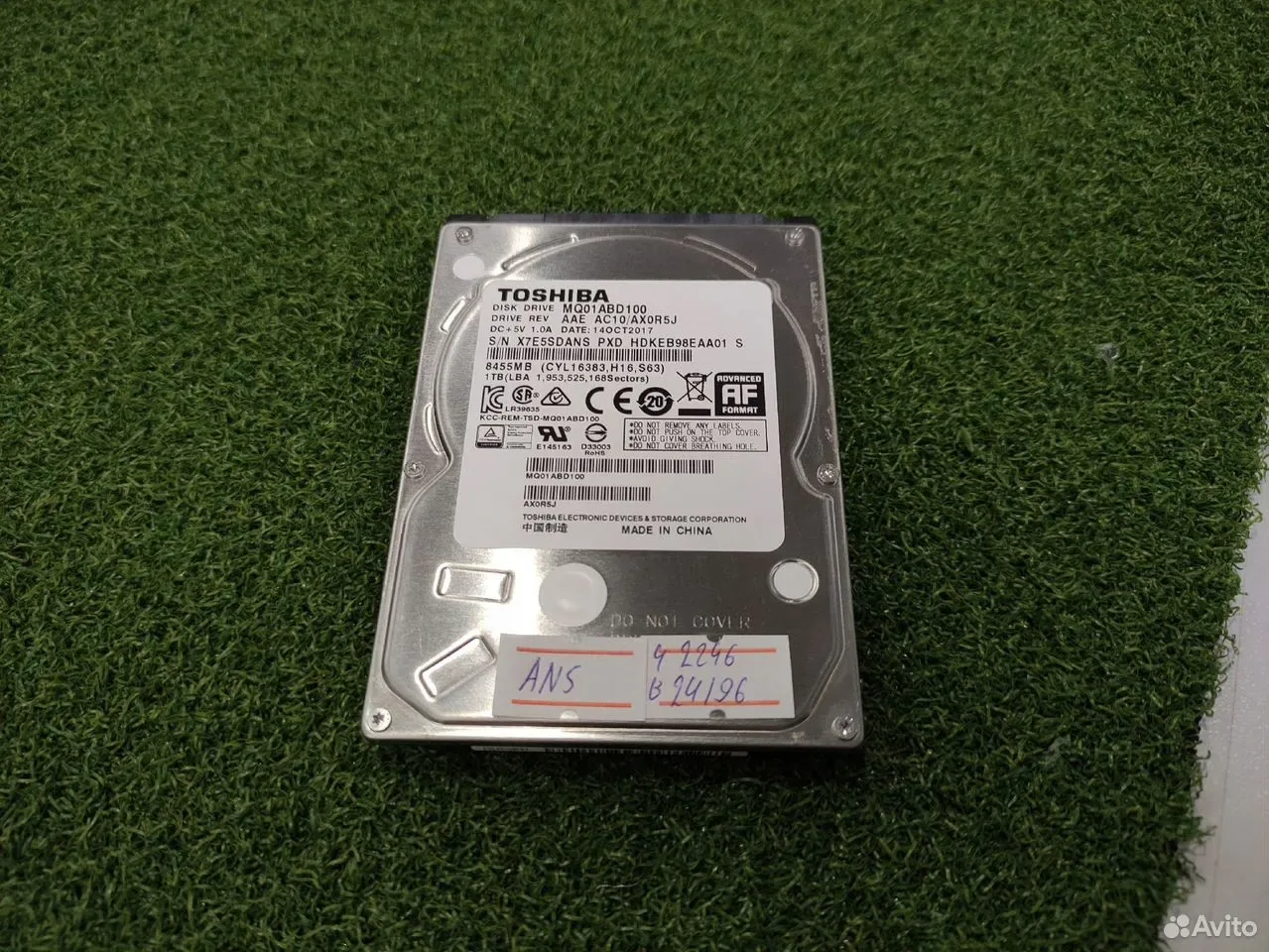 Жесткий диск 2.5" 1Tb Toshiba #ANS — фото 1