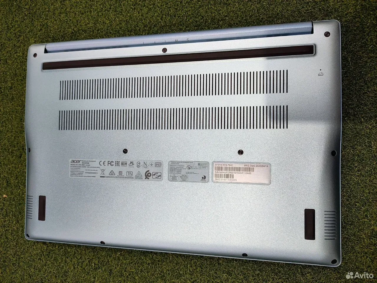 Ноутбук acer 14" I7 1065G7/DDR4 16/SSD/MX 350 #559 — фото 4