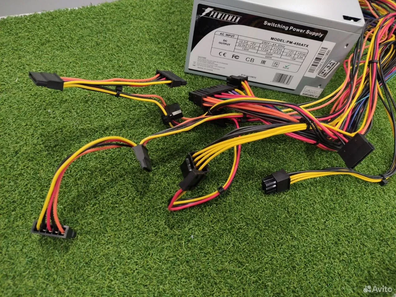 Блок питания 450w PowerMan PM-450ATX — фото 3
