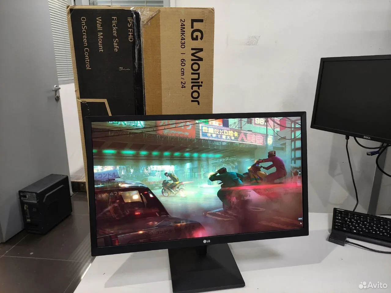 Новый монитор 24" LG FullHD IPS hdmi VGA — фото 1