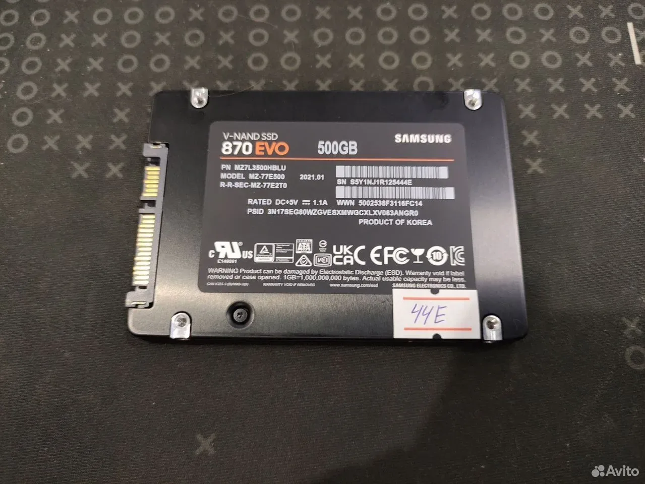 SSD Накопитель Samsung 870 evo #44E — фото 1