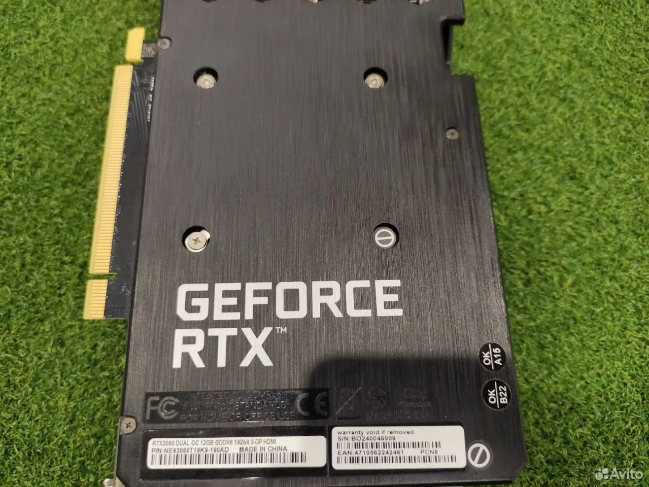 Видеокарта Palit Nvidia Geforce RTX 3060 12Gb — фото 2