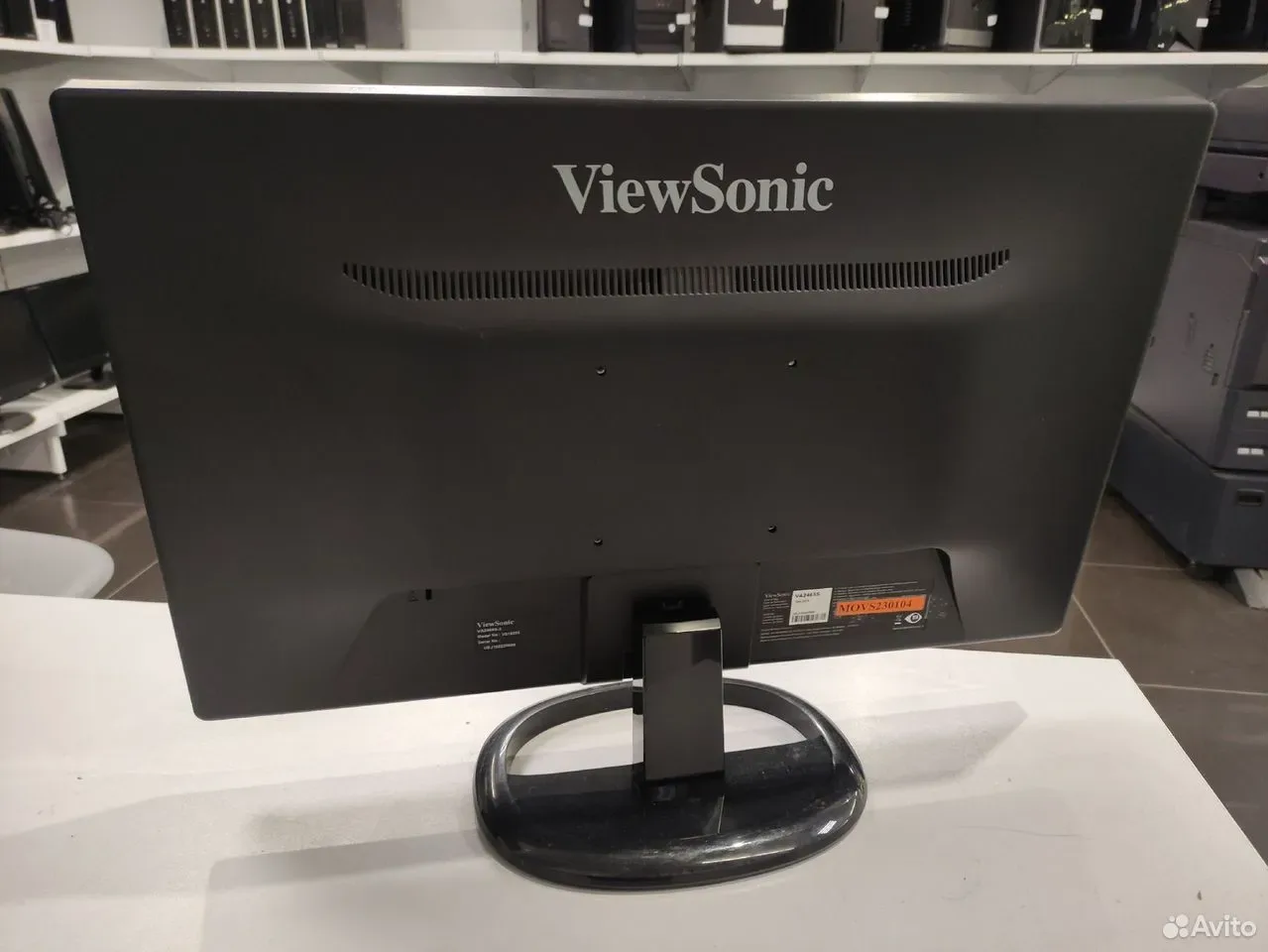 Монитор ViewSonic 24" 1920х1080 TN VGA DVI — фото 2