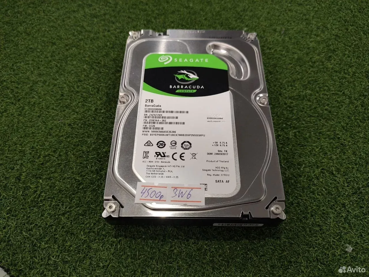Жесткий диск 3.5" 2Tb Seagate #3w6 — фото 1