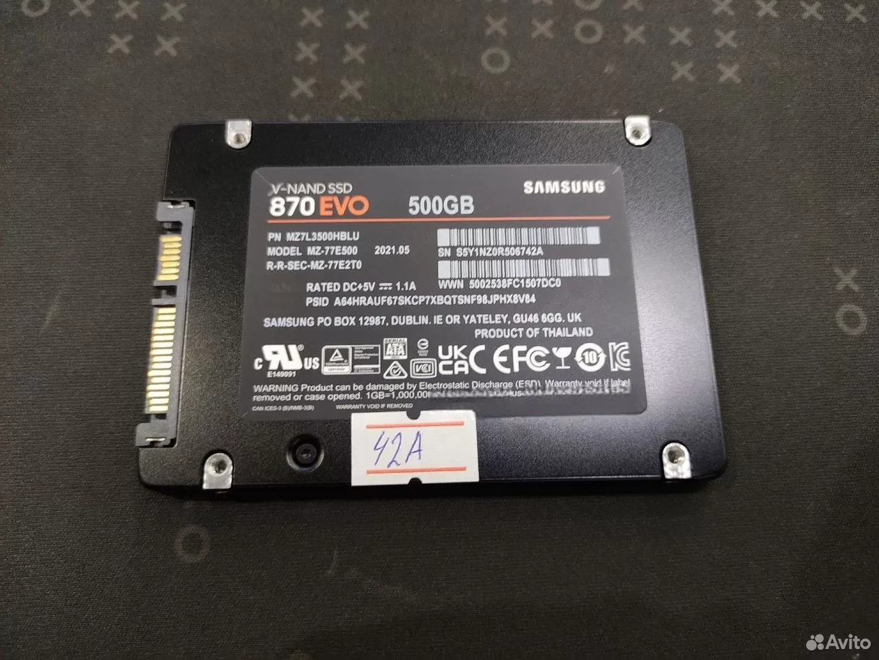 SSD Накопитель Samsung 870 evo #42A — фото 1